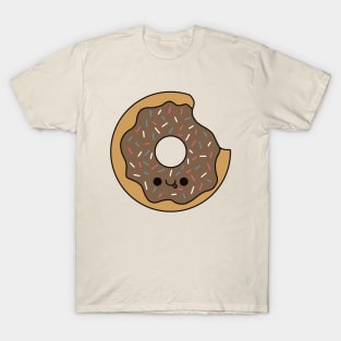 Cute Chocolate Donut - Kawaii Donut T-Shirt